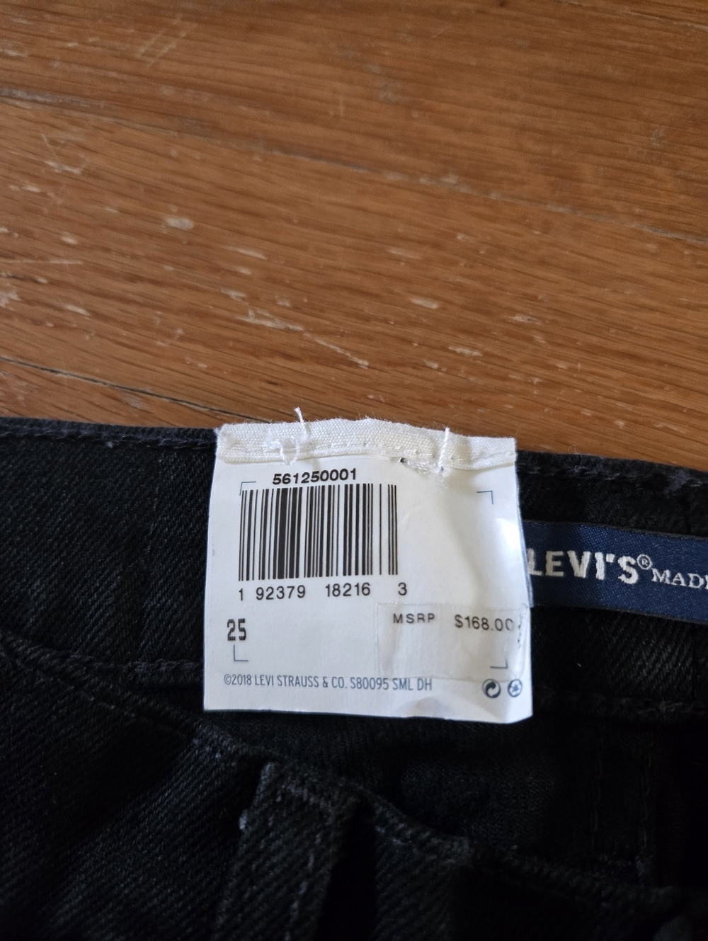 Levi's Japanese Selvedge Mid Rise Slim Women's Jeans 25 X 27 - Picture 9 of 10